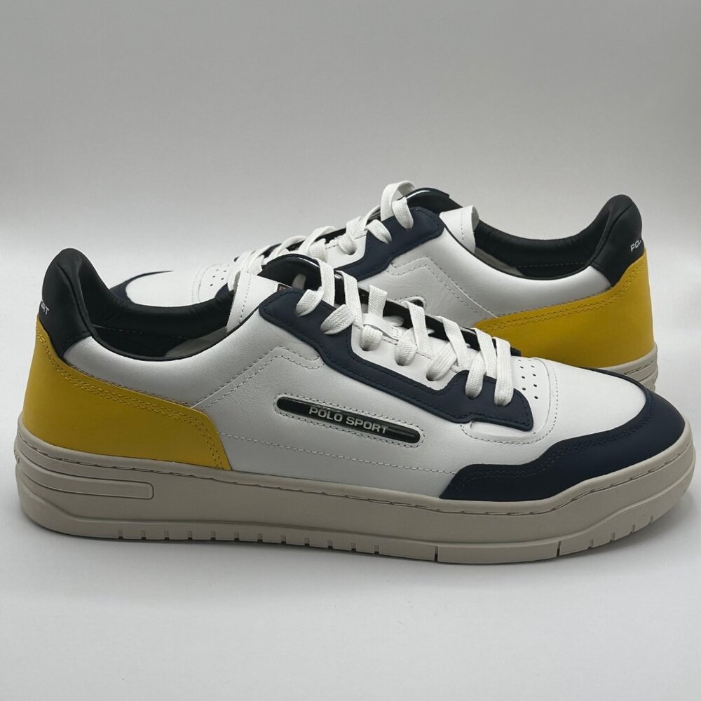 Men's Polo Ralph Lauren PS300  100% Leather Sneaker Size 11.5 - Picture 10 of 11